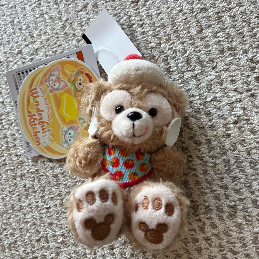 ダッフィー　オルメル　ぬいぐるみキーホルダー　ディズニー　ワンダフルキッチン