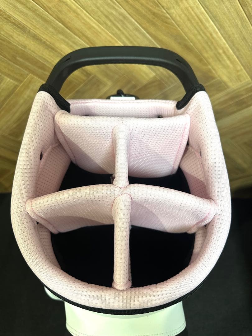 即納品☆韓国G/FORE TROLLEY キャディーバック ホワイト×ピンク