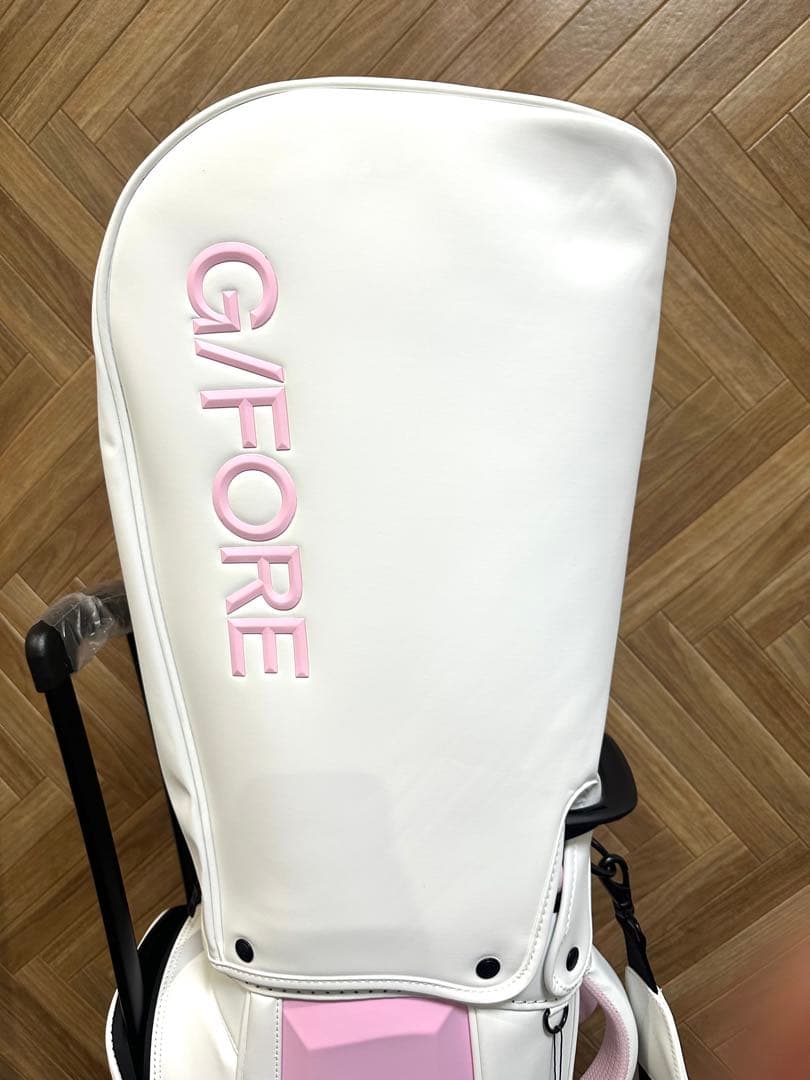 即納品☆韓国G/FORE TROLLEY キャディーバック ホワイト×ピンク
