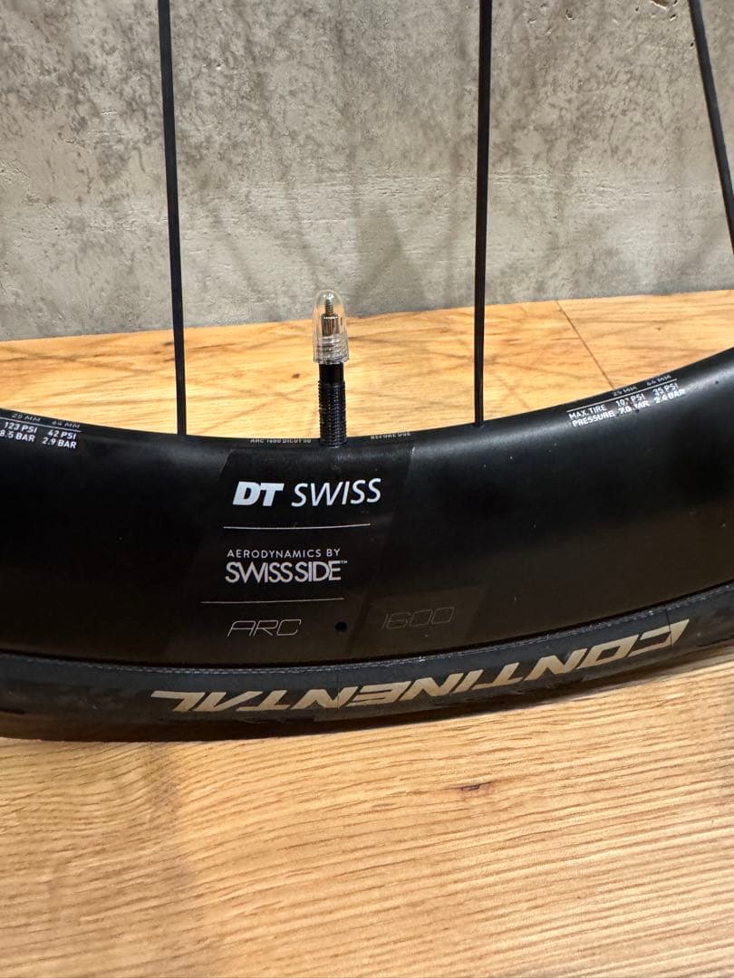 【650C】DT SWISS ARC 1600 50 カーボンホイール前後セット