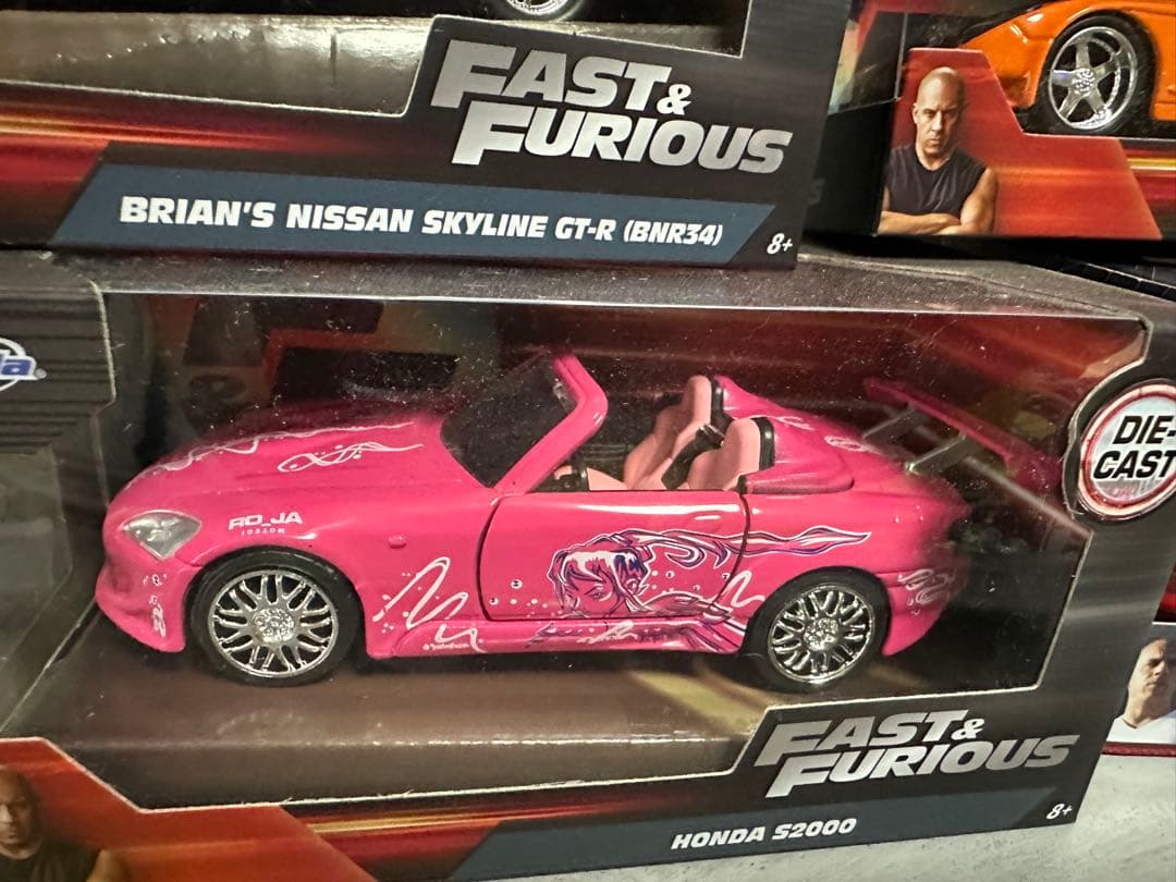 ワイルドスピード　1/32 ミニカー4台セット