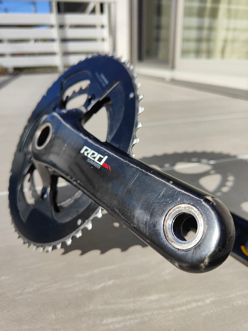 【最終価格！！】 SRAM RED カーボンクランク11s 175mm　良品☆