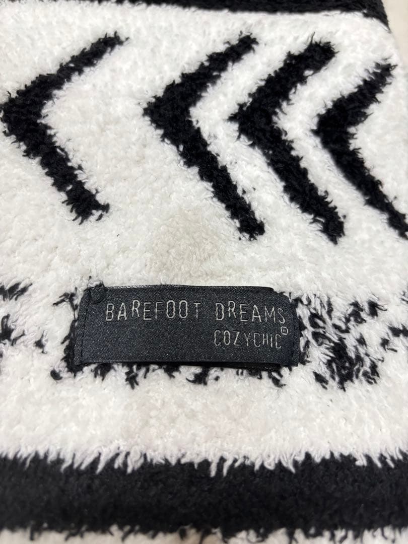BAREFOOT DREAMS ベアーフットドリームス　ブランケット　白黒