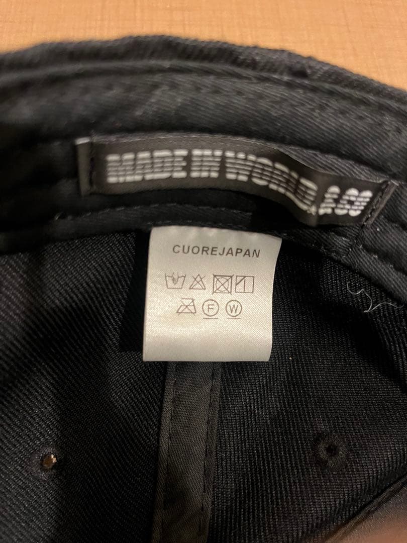MADE IN WORLD×中日ドラゴンズ コラボ ナンバー キャップ63 堂上
