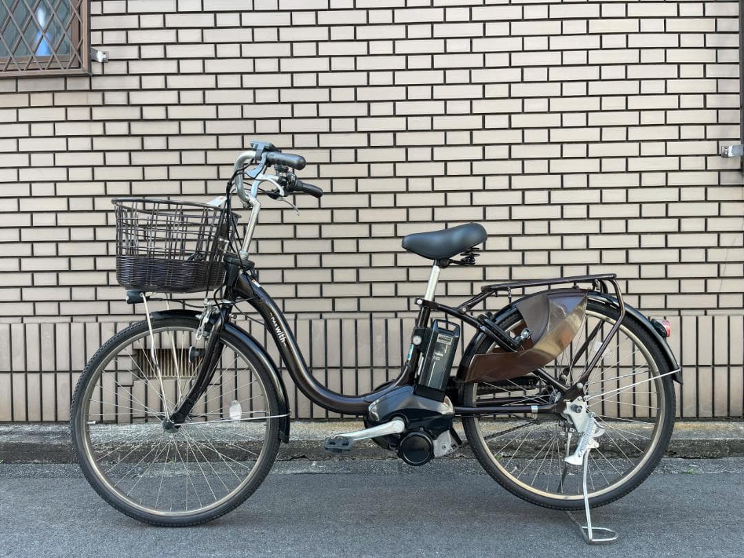 電動アシスト自転車 黒 12.3Ah YAMAHA 26BYDE24