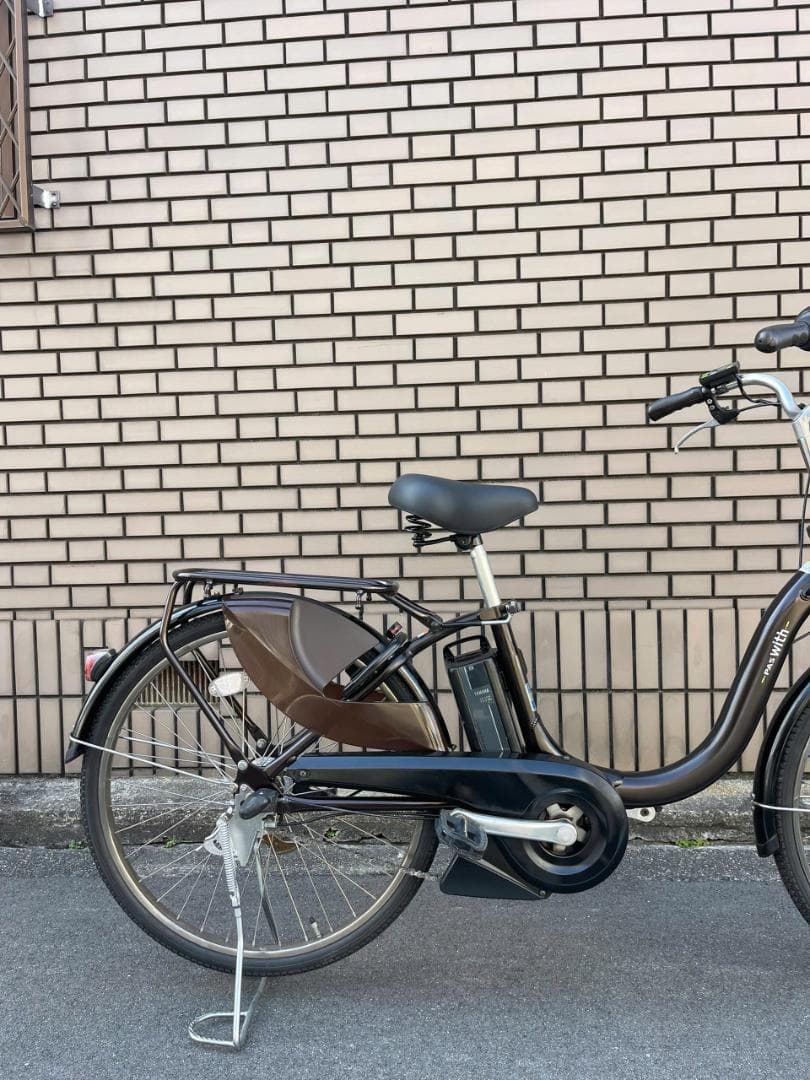 電動アシスト自転車 黒 12.3Ah YAMAHA 26BYDE24