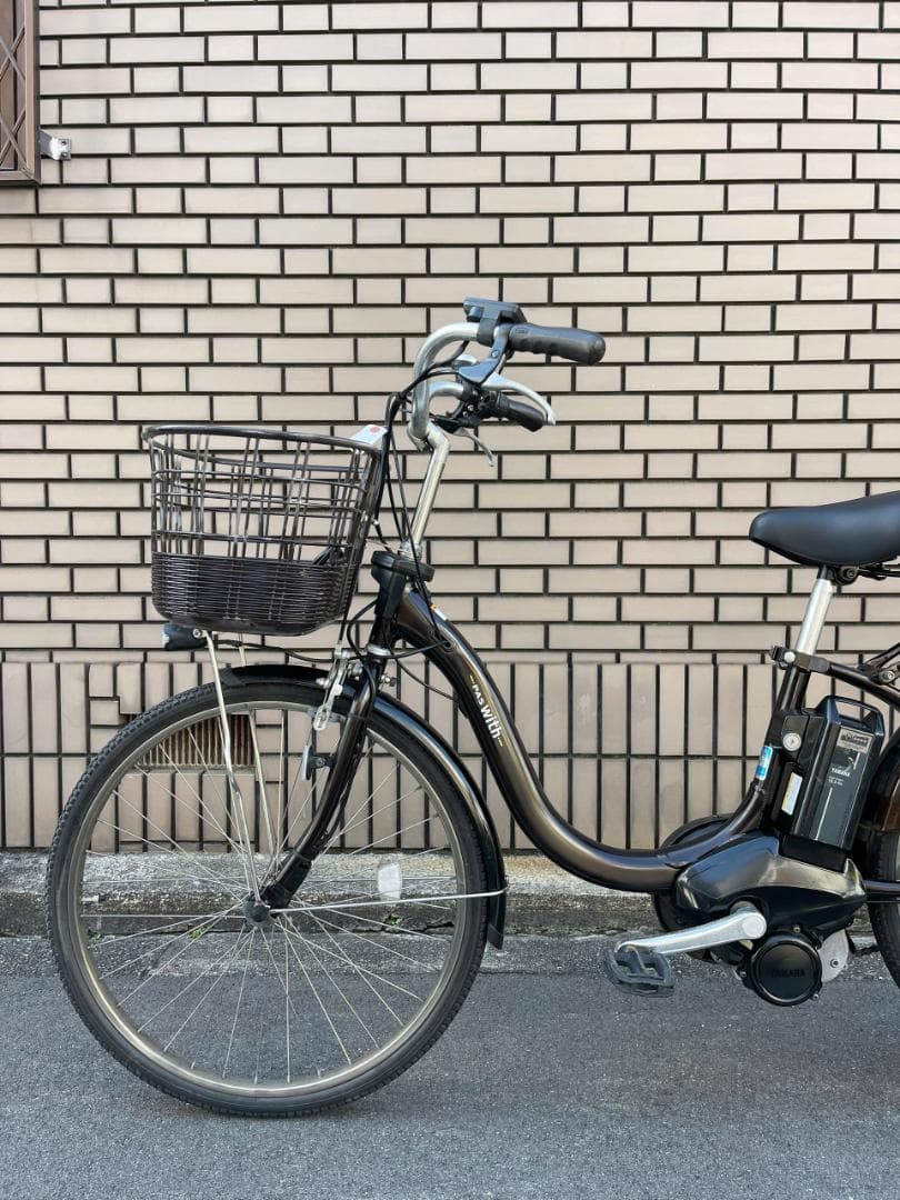 電動アシスト自転車 黒 12.3Ah YAMAHA 26BYDE24