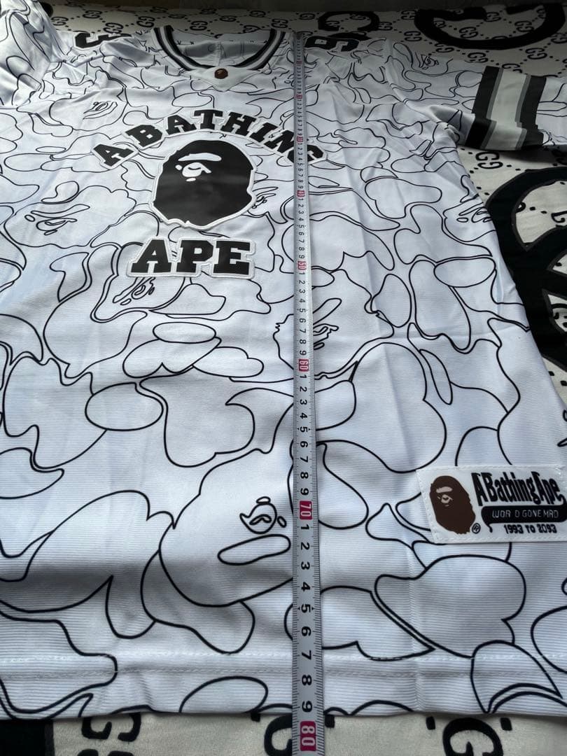 ウニフォームA BATHING APE カモフラージュジャージ 93 L