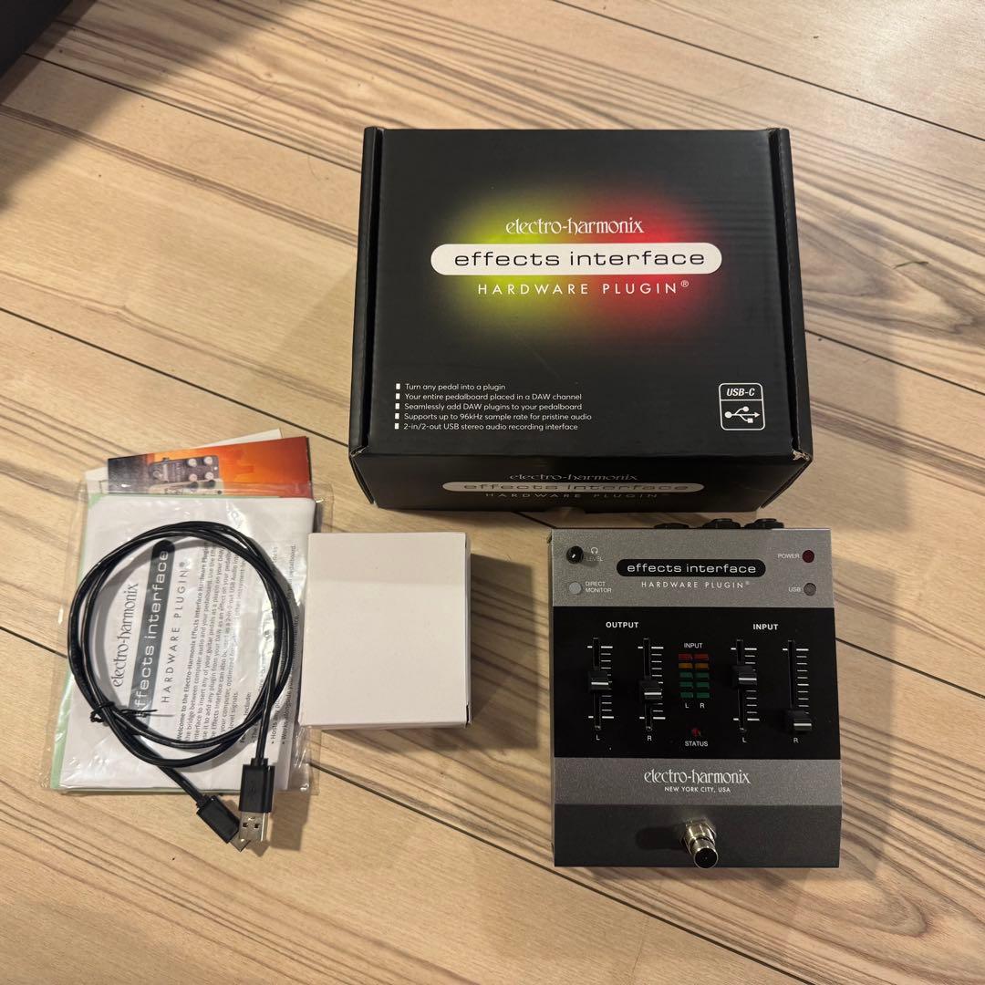 ギター electro-harmonix effects interface