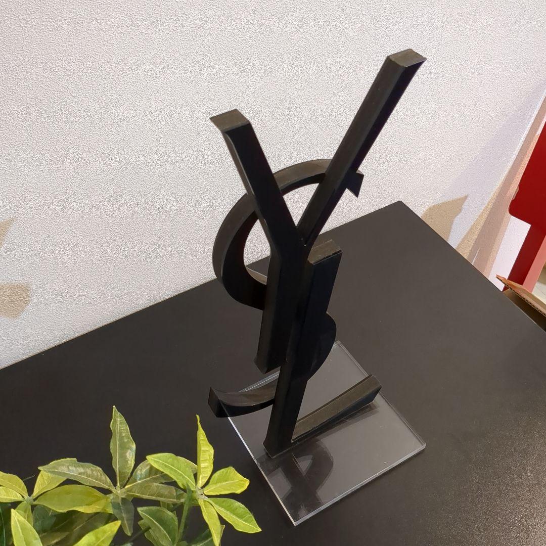 イヴ・サンローラン YSL ロゴ置物 オブジェ