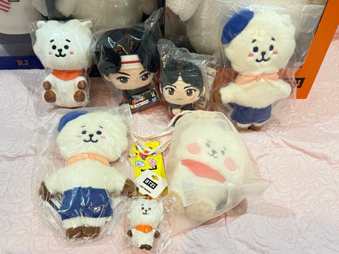 BT21 RJ BTS JIN ジン ぬいぐるみ 11個＋アミボムセット