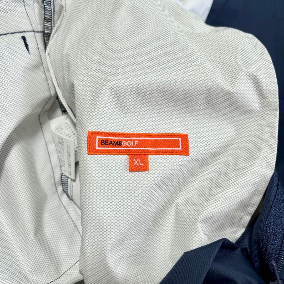 極美品✨ ビームス ゴルフ レイン セットアップ 紺 白 ユニセックス XL