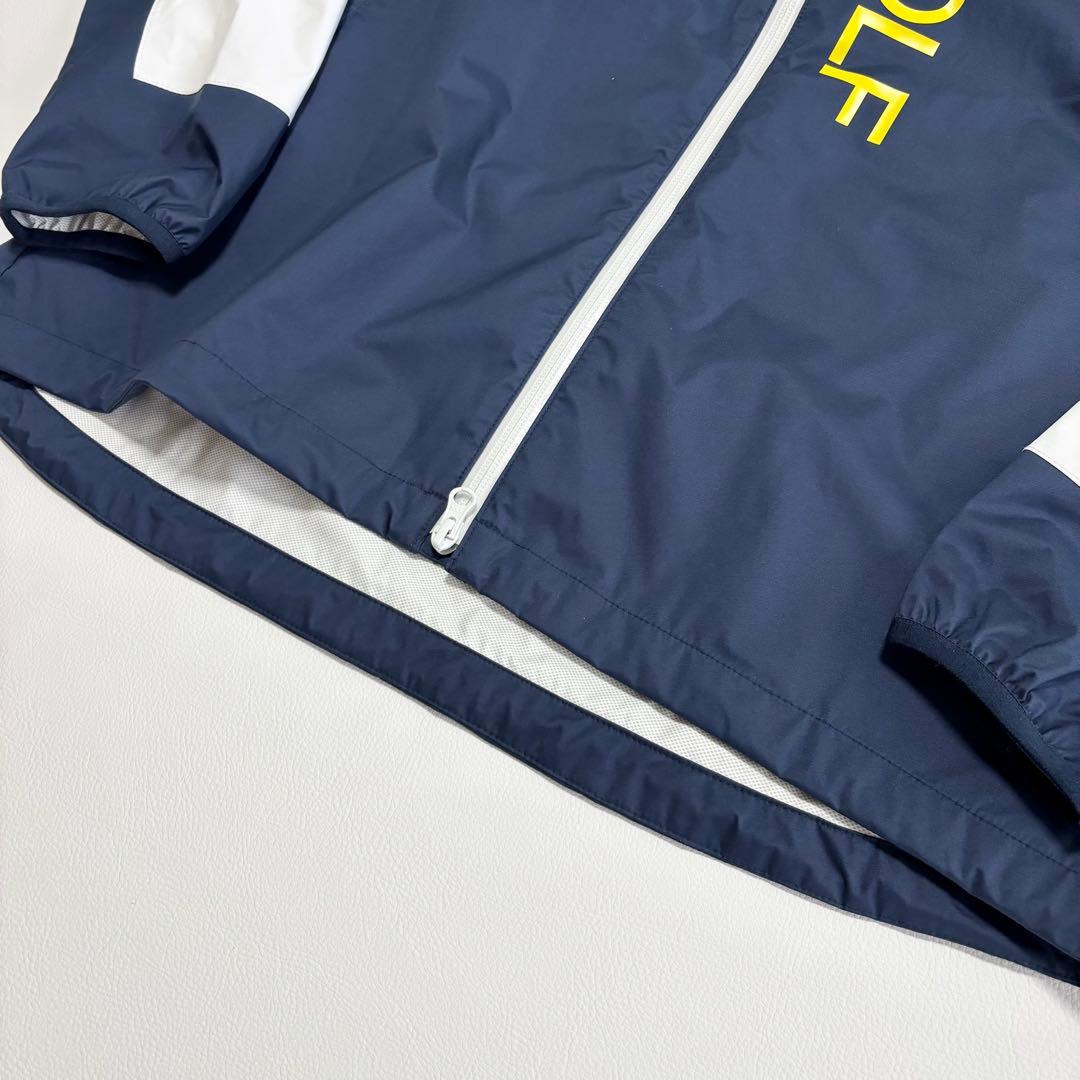 極美品✨ ビームス ゴルフ レイン セットアップ 紺 白 ユニセックス XL