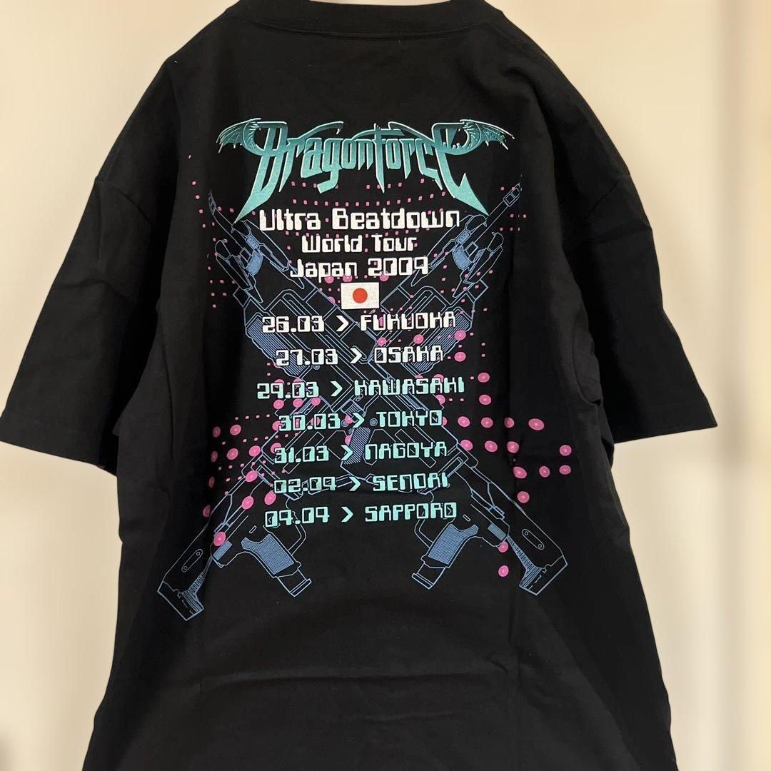 2009年当時物】DragonForce ドラゴンフォース ツアーTシャツ XL