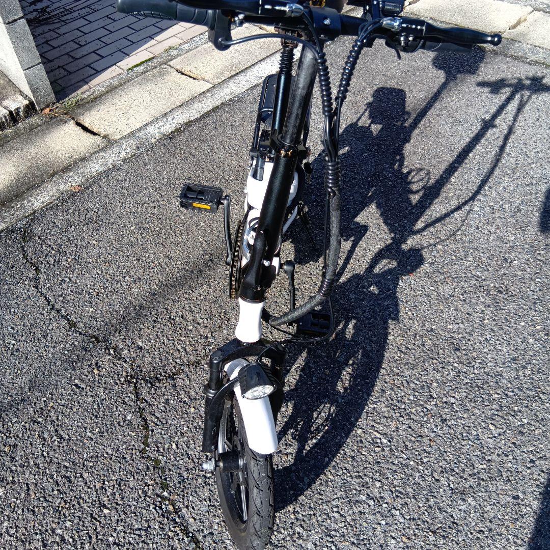 スマート14　電動アシスト自転車　ホワイト