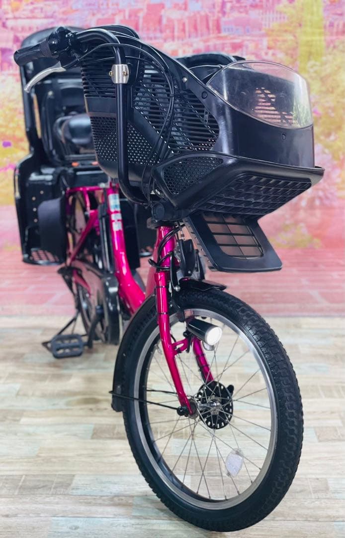 K2526 電動自転車ヤマハ子供乗せ 20インチ 8.9Ah ピンク