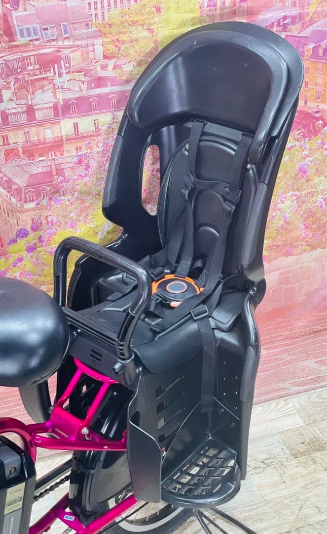 K2526 電動自転車ヤマハ子供乗せ 20インチ 8.9Ah ピンク