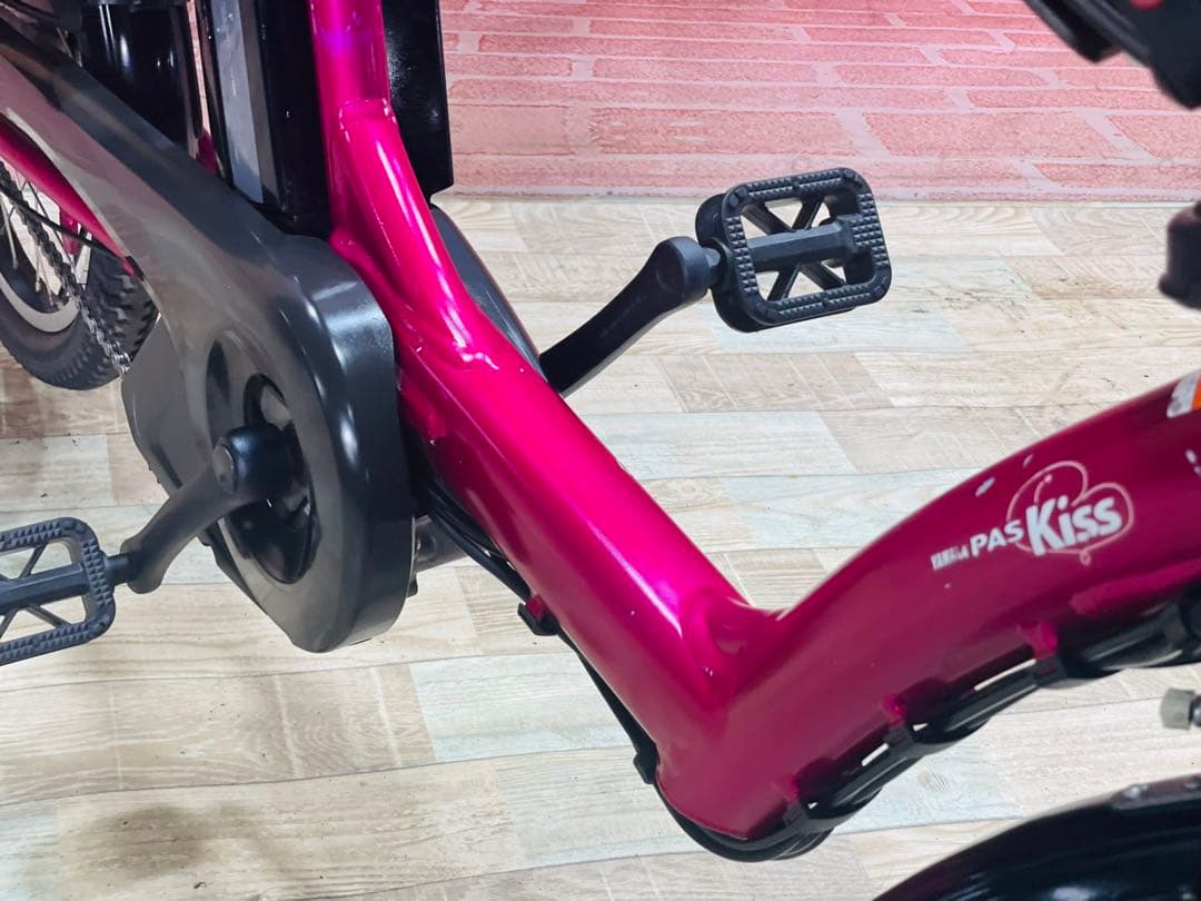 K2526 電動自転車ヤマハ子供乗せ 20インチ 8.9Ah ピンク