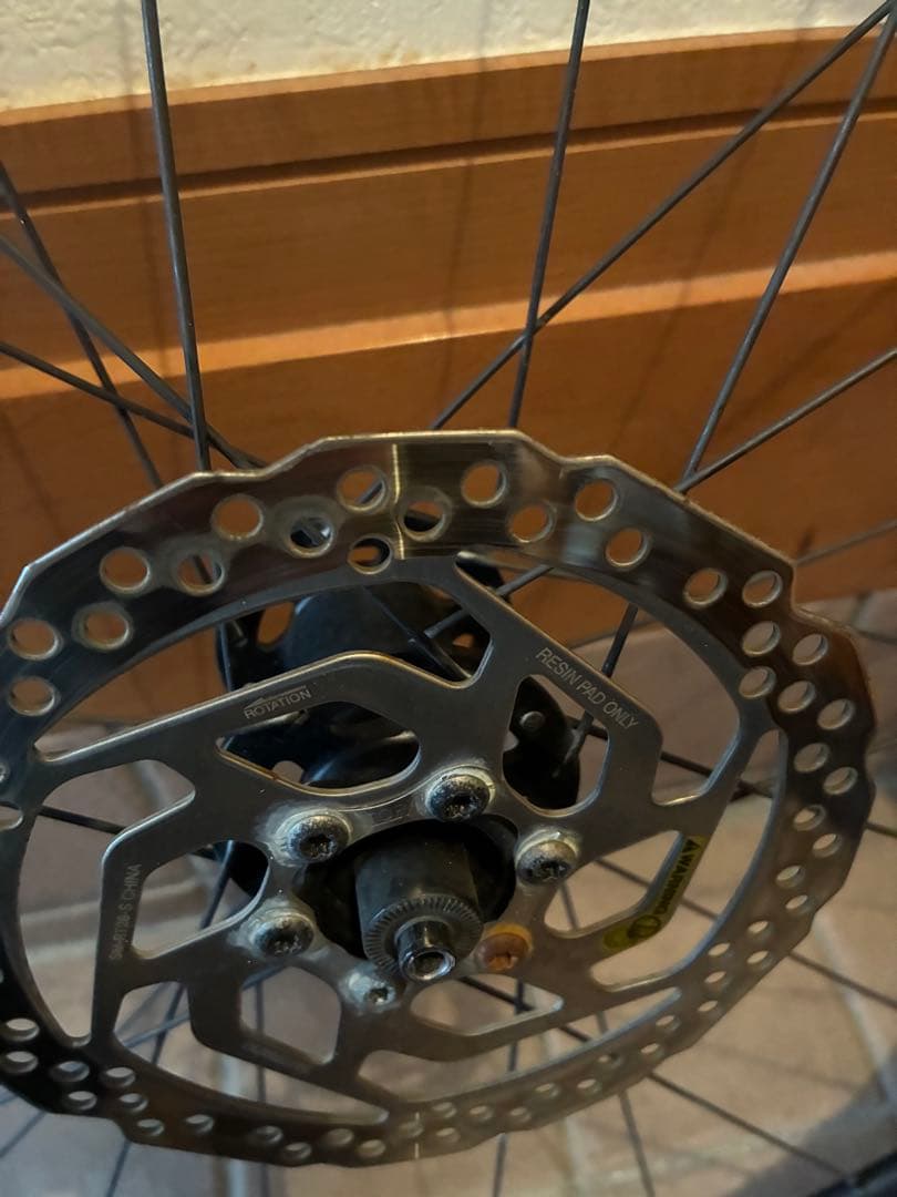 ロードバイク用ホイール　ALEX RXD3 前輪ディスクブレーキ　ビアンキ