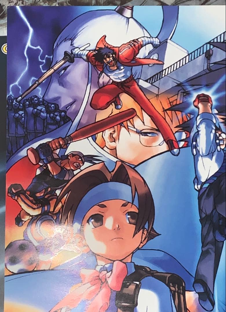 【B2】 私立ジャスティス学園 プレステ版 販促 非売品 ポスター