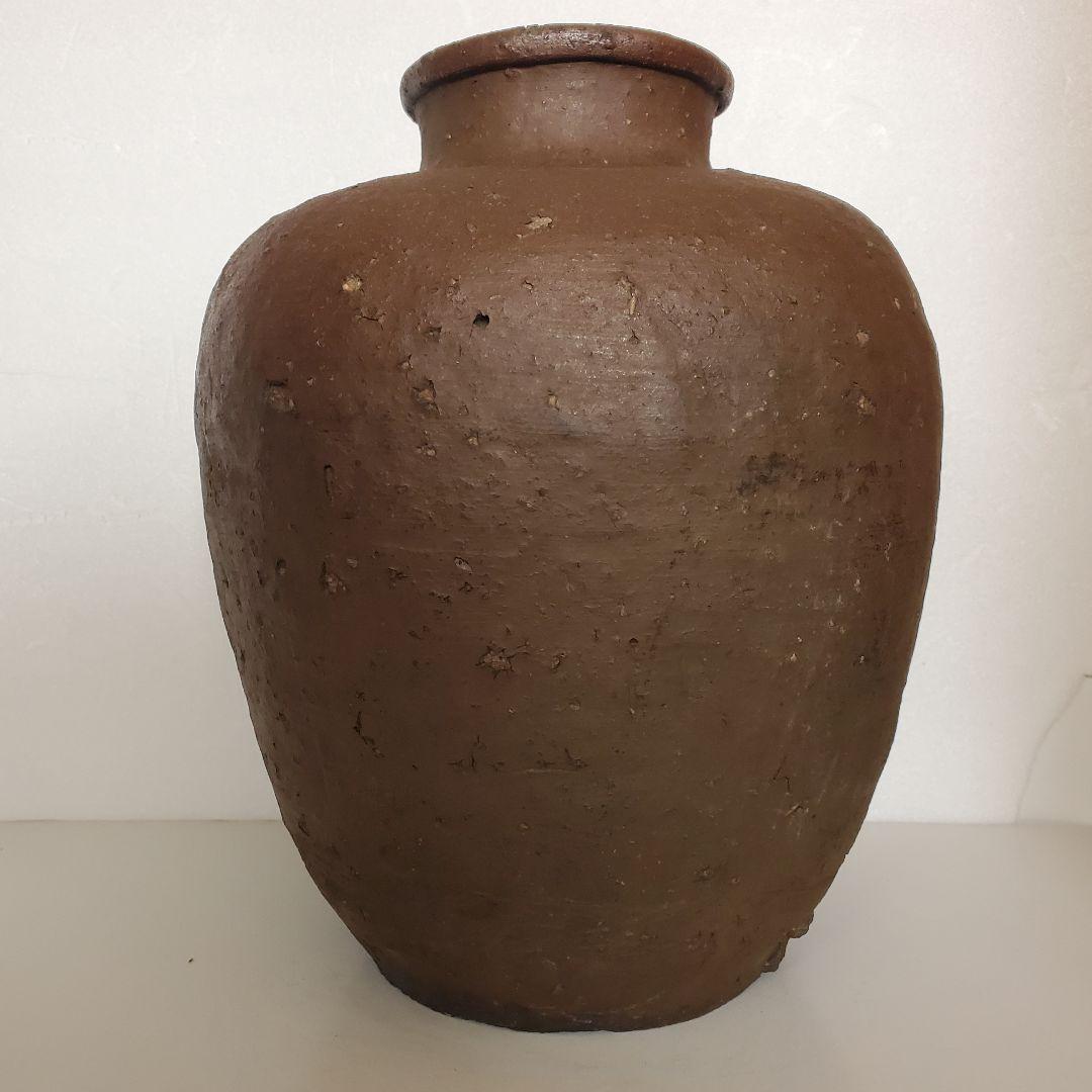 古備前　江戸前期　焼締め　壺