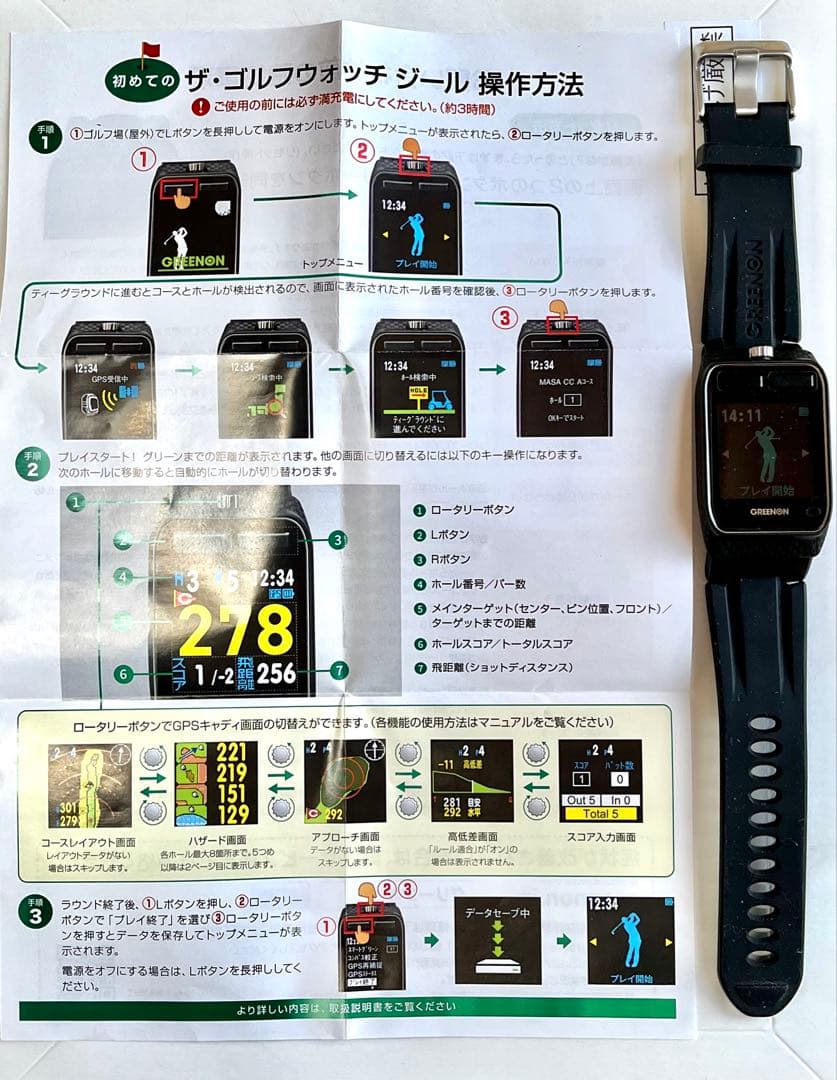 GREENON ゴルフ用距離計 ZEAL