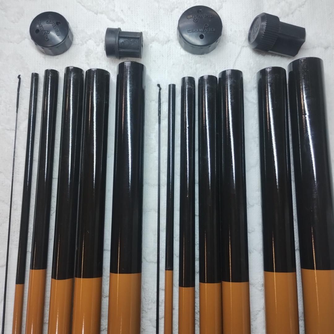 振出渓流竿 5本セット エビス オリムピック グラスロッド