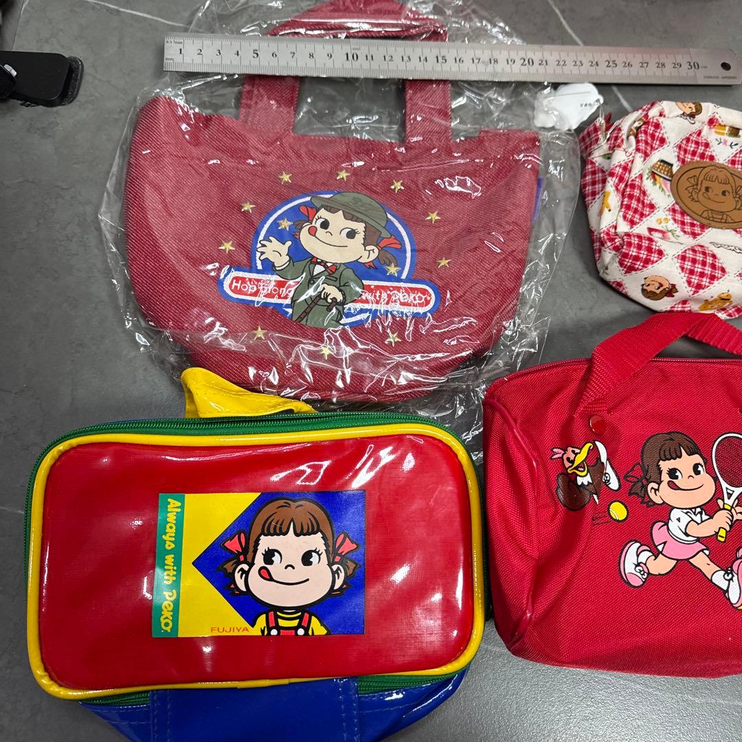 不二家　ペコちゃん　バッグ　ポーチ　リュック　まとめ売り