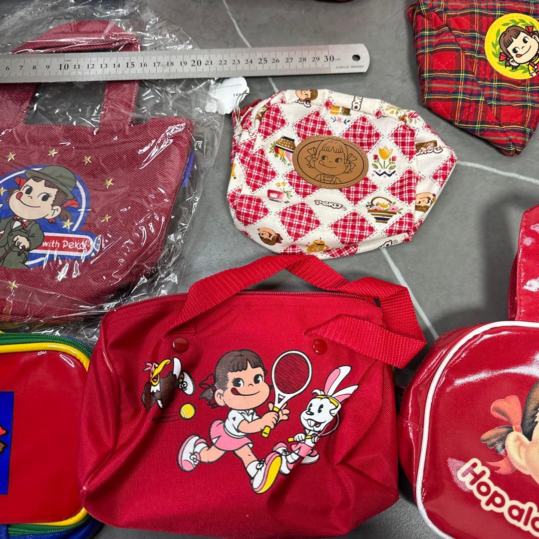 不二家　ペコちゃん　バッグ　ポーチ　リュック　まとめ売り