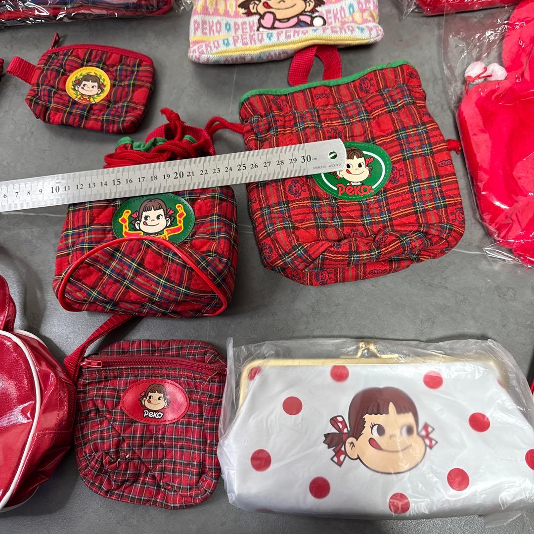 不二家　ペコちゃん　バッグ　ポーチ　リュック　まとめ売り