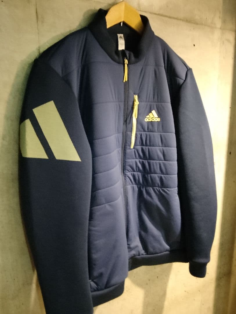 限定1点　正規品　adidas ネイビー ゴルフジャケット　美品　送料無料L