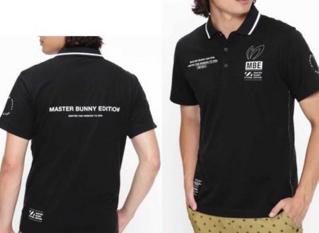 MASTER BUNNY EDITION ポロシャツ ブラック