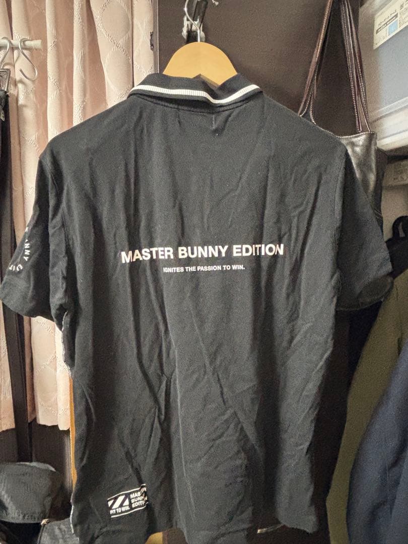 MASTER BUNNY EDITION ポロシャツ ブラック