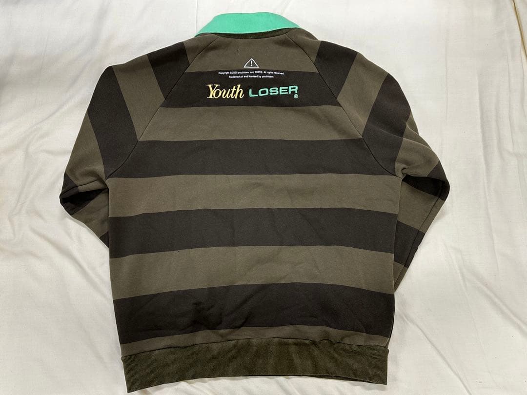 Youth Loser ラガーシャツ L66°97 ダークグレー