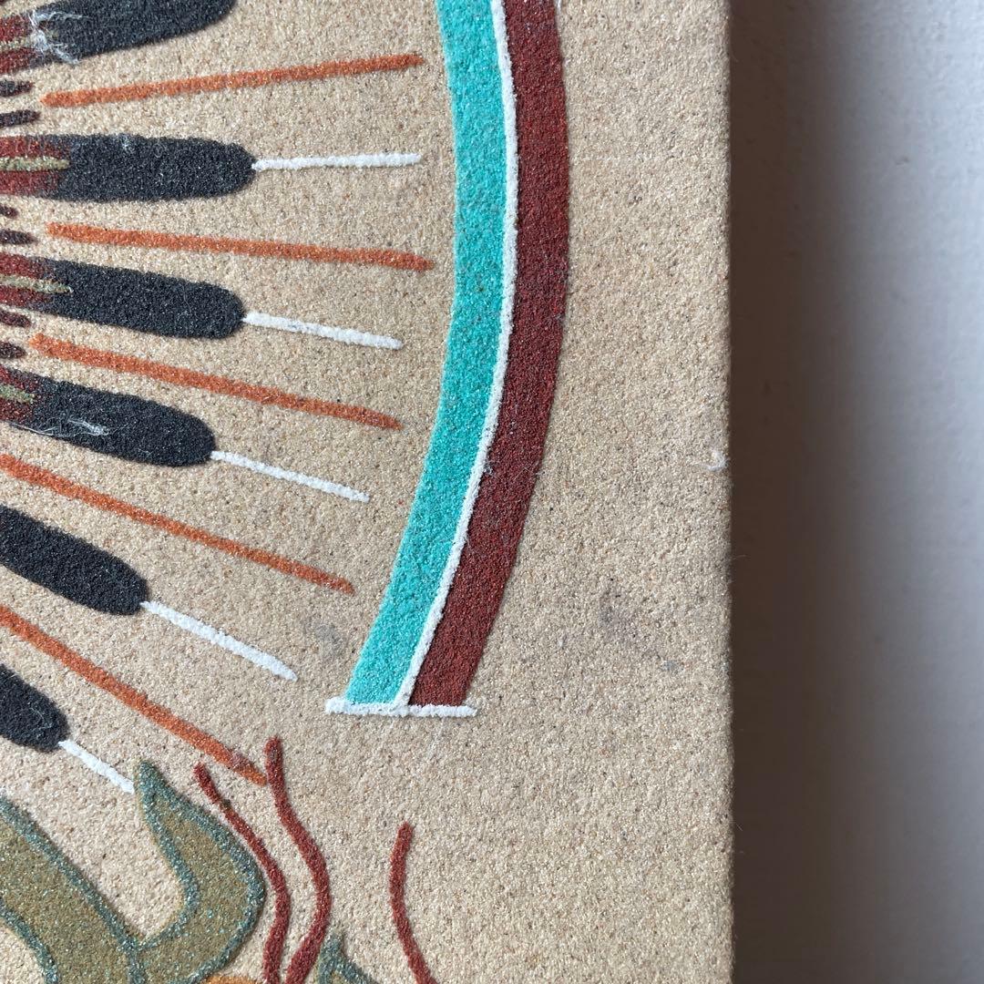 ネイティブアメリカン サンドアート 砂絵 ナバホ族 精霊 サンフェイス