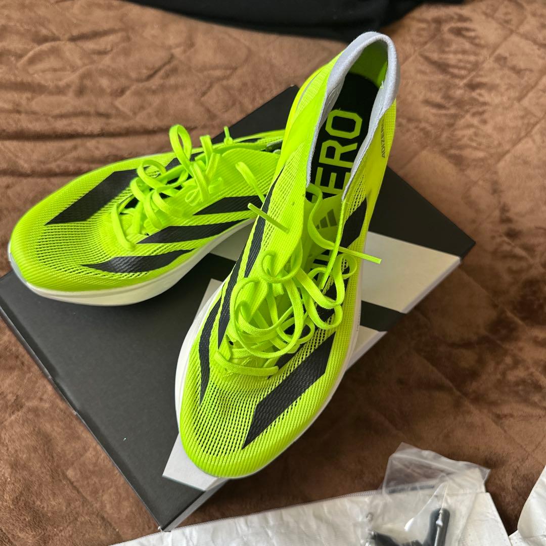 adidas ADIZERO スパイクシューズ 長距離　27cm