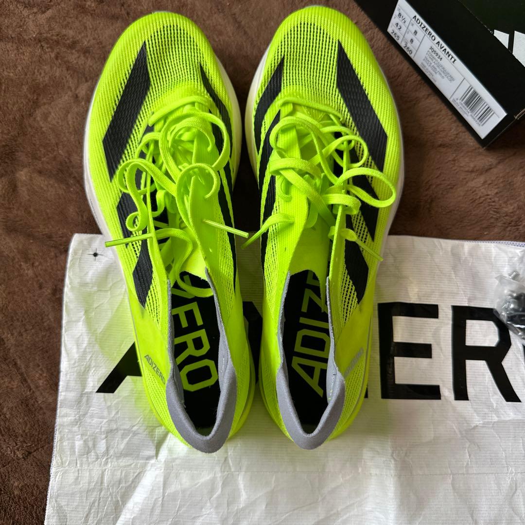 adidas ADIZERO スパイクシューズ 長距離　27cm