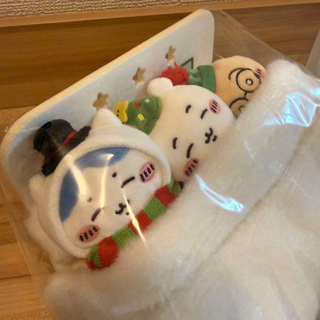 ちいかわ ハッピーホリデーなおやすみベッドと繋がるマスコットセット