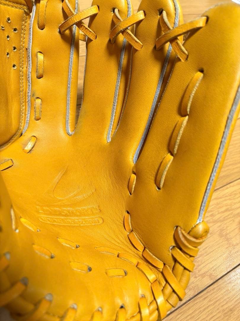 リンドスポーツ 硬式グローブ ラベルなし 投手 オールラウンド 練習用 軟式