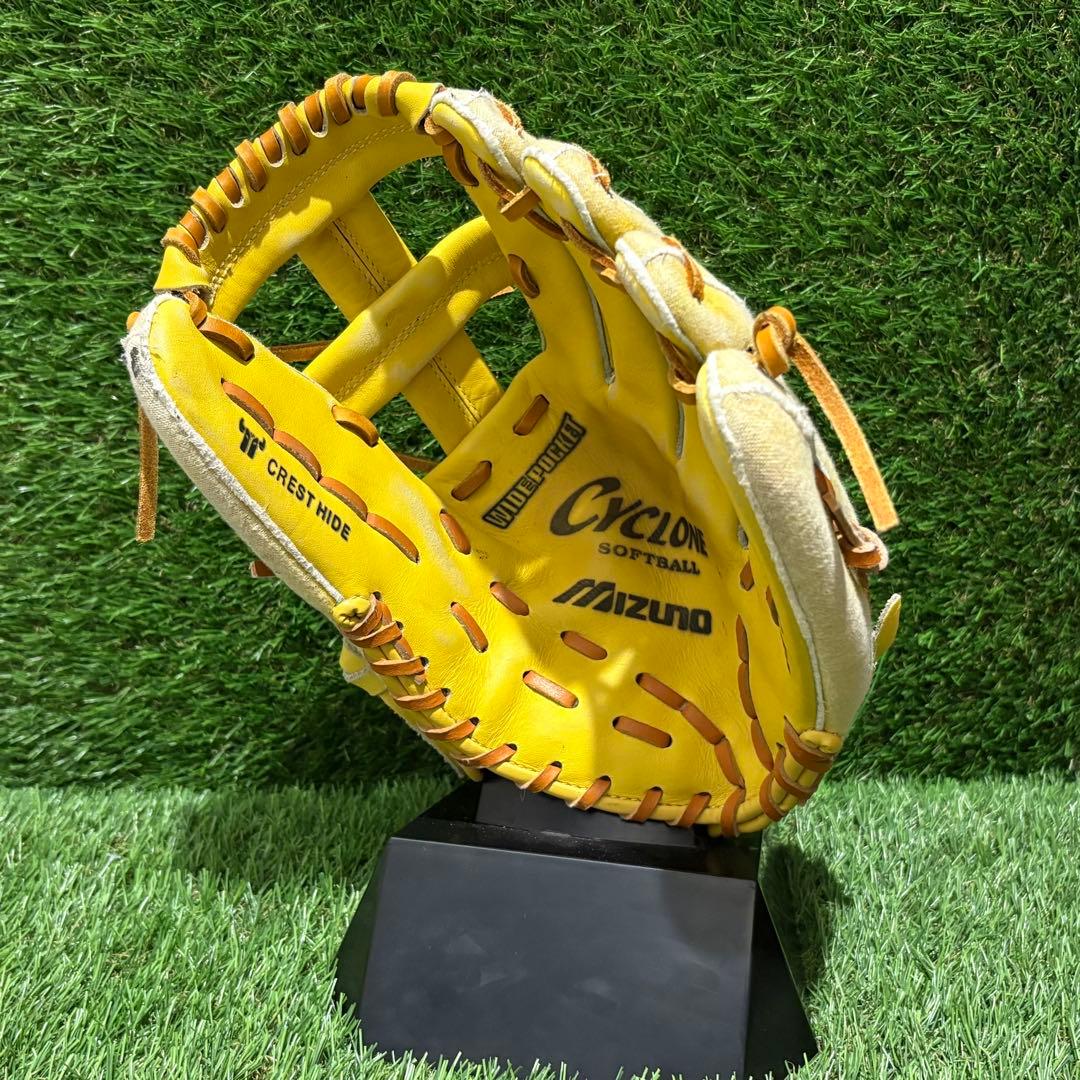 野球グラブ　グローブ　一般軟式.ソフト兼大人用　内野手用　ミズノ　サイクロン
