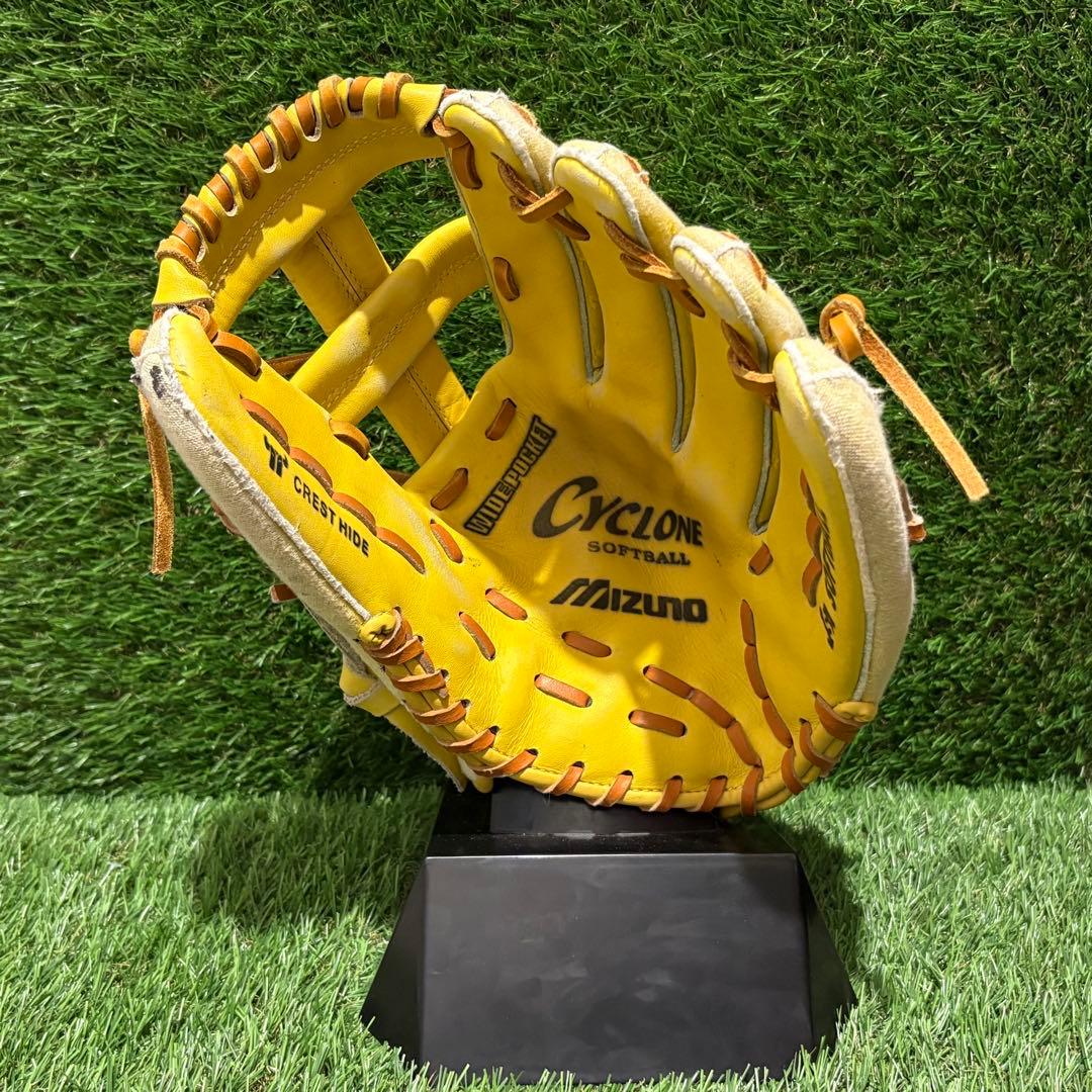 野球グラブ　グローブ　一般軟式.ソフト兼大人用　内野手用　ミズノ　サイクロン