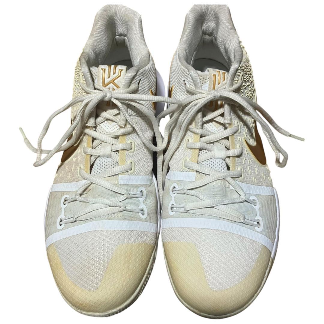 NIKE Kyrie 3 EP Finals 26.5cm 白×金