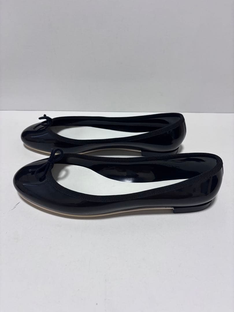 ⭐️美品⭐️ repetto レペット バレエシューズ エナメル フラット 黒 40