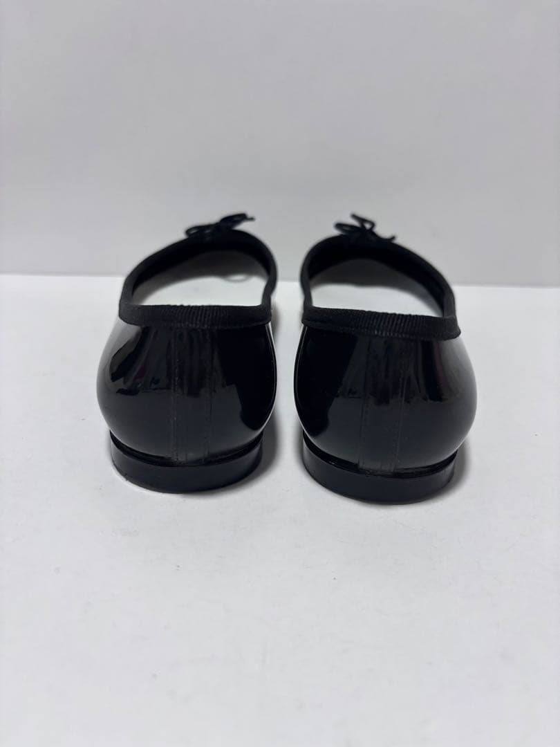⭐️美品⭐️ repetto レペット バレエシューズ エナメル フラット 黒 40