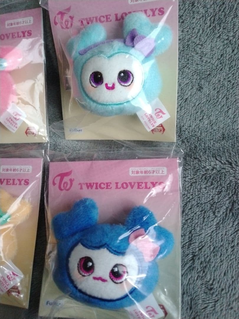 TWICE LOVELYS ぬいぐるみヘアピン 4つセット