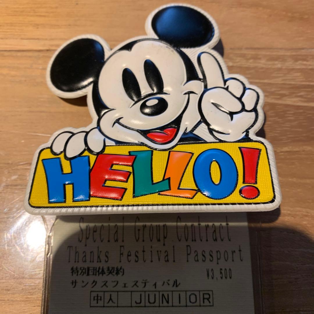 ディズニーランド　パスケース　ビンテージ　1997
