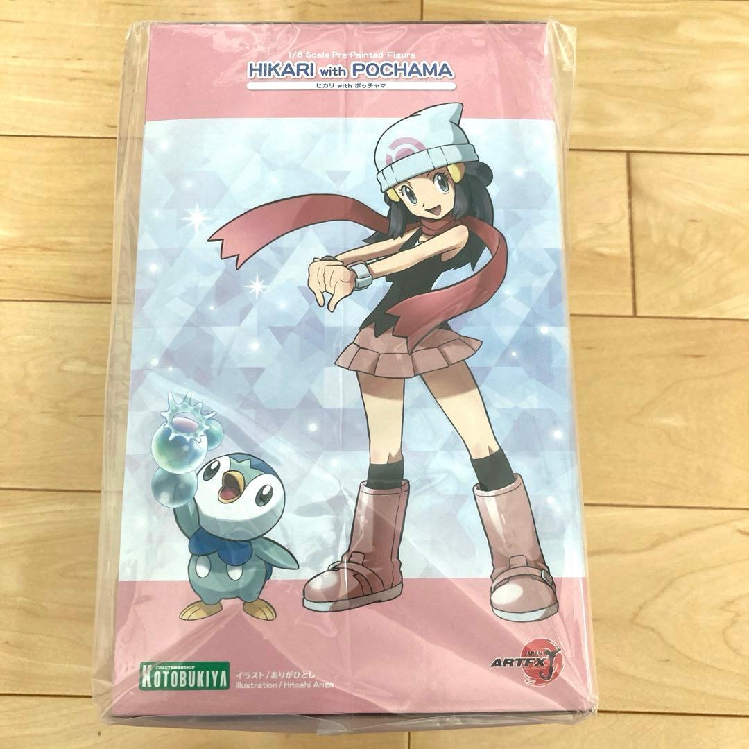 新品未開封 ポケットモンスター ヒカリ with ポッチャマ 1/8 フィギュア