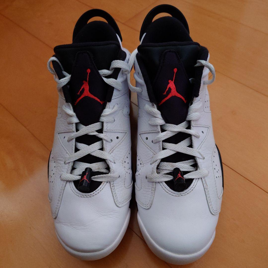 Air Jordan Retro 6 G ホワイト/ブラック/レッド