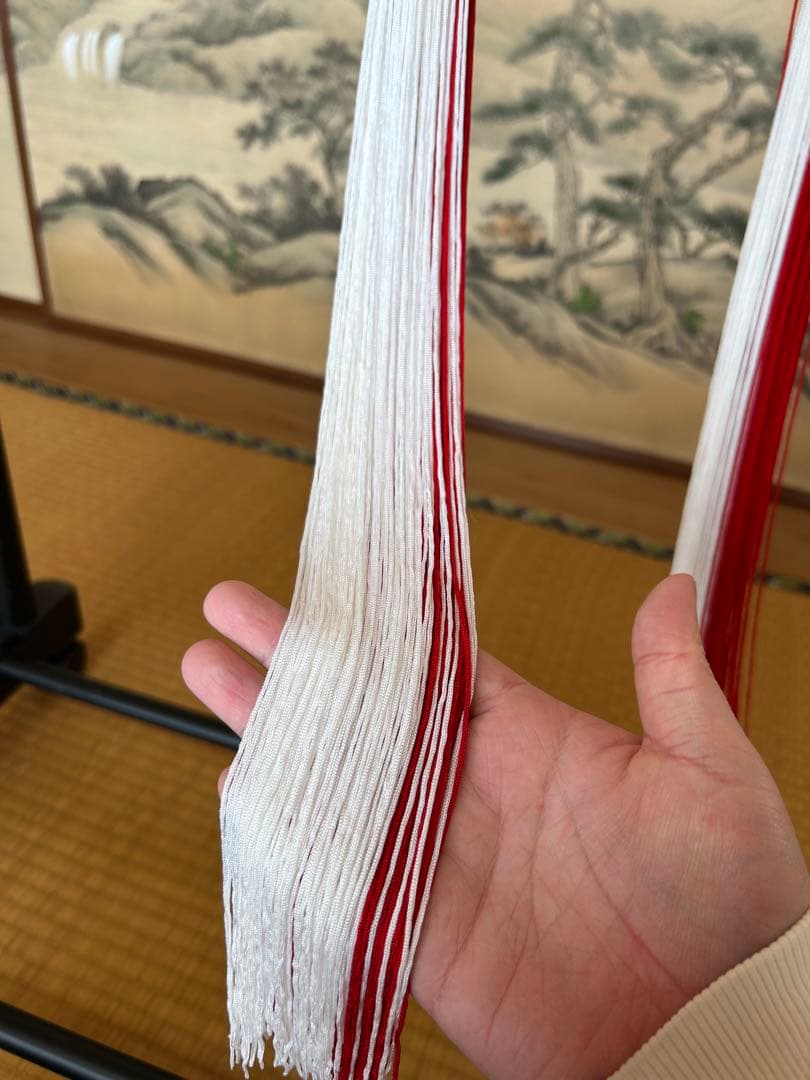 【特価】柳川まり　特大 二段吊り飾り 2点セット（対） 伝統工芸品 雛祭り