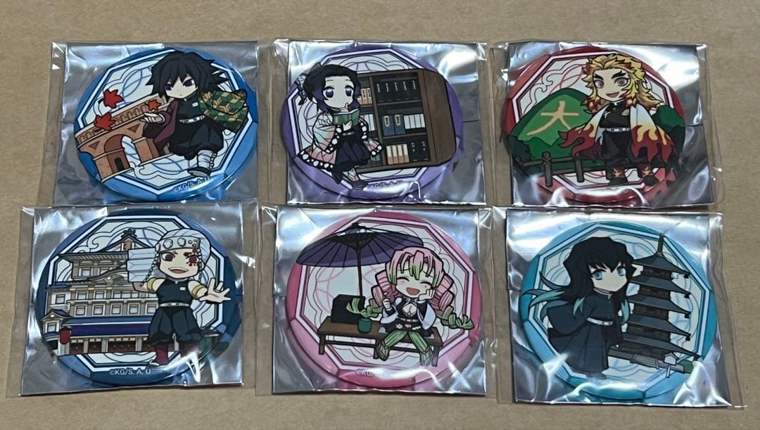 (コンプセット)鬼滅の刃 京ノ御仕事 弐 トレーディングミニキャラ缶バッジ
